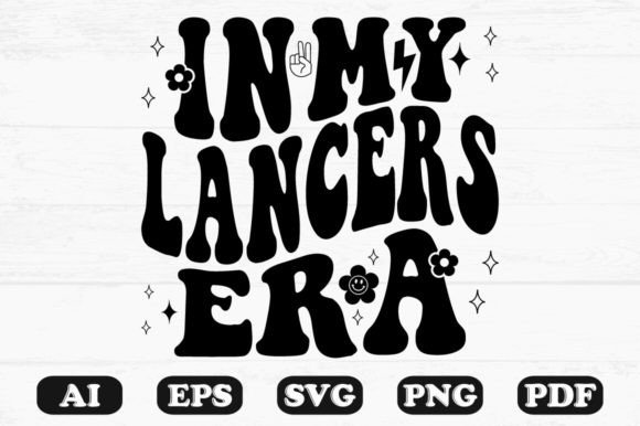 In My Lancers Era Retro Wavy Svg T-shir Graphics