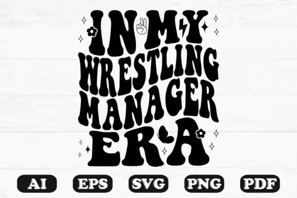 In My Wrestling Manager Era Retro Wavy S: A Graphic Design Review for Crafts