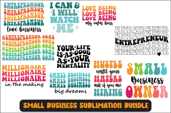 Small Business Svg Sublimation Bundle for Graphics and Crafts